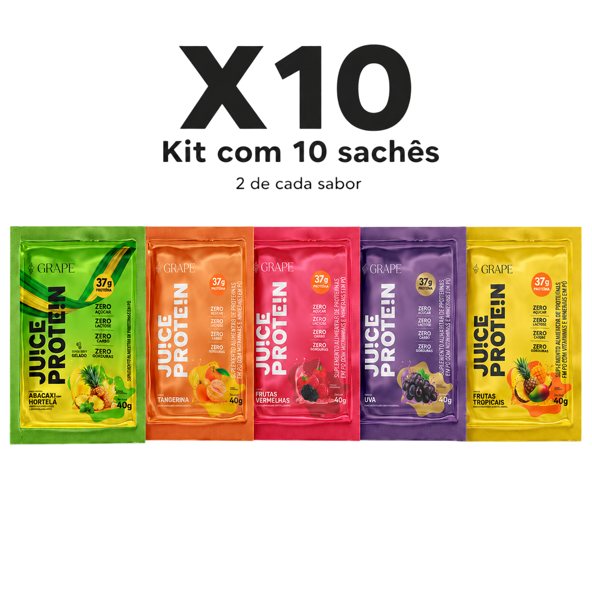 Kit Sachês JU!CE Protein