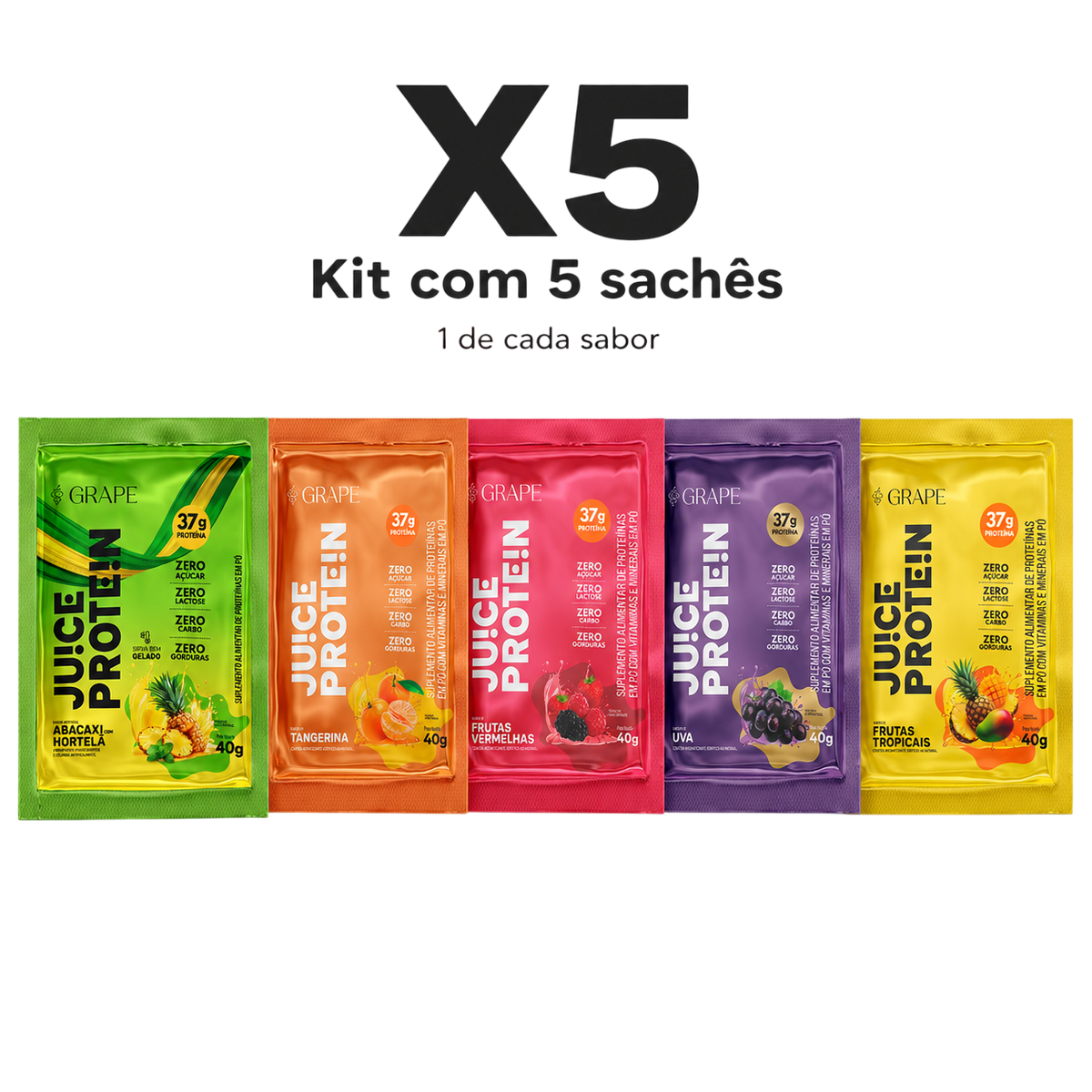 Kit Sachês JU!CE Protein