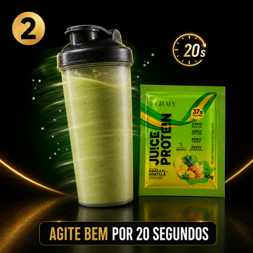 Passo 2 — Agite bem por 20 segundos